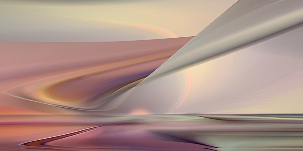 Abstract pastel swirl with smooth gradients