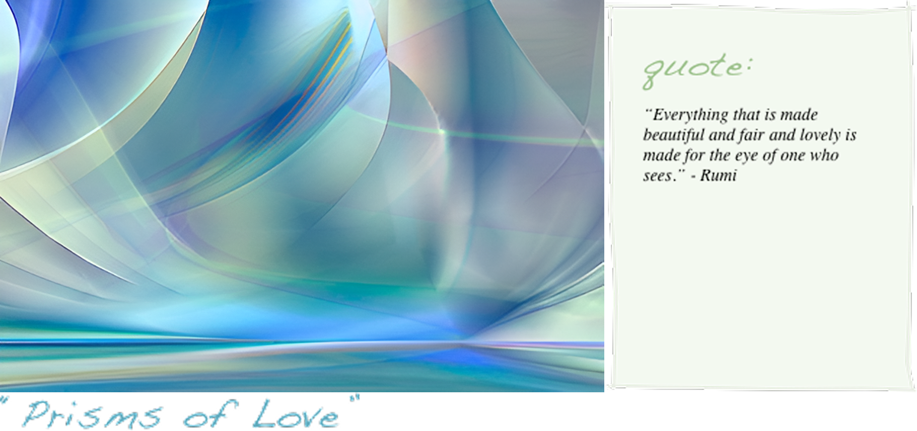 Inspirational quote on abstract background