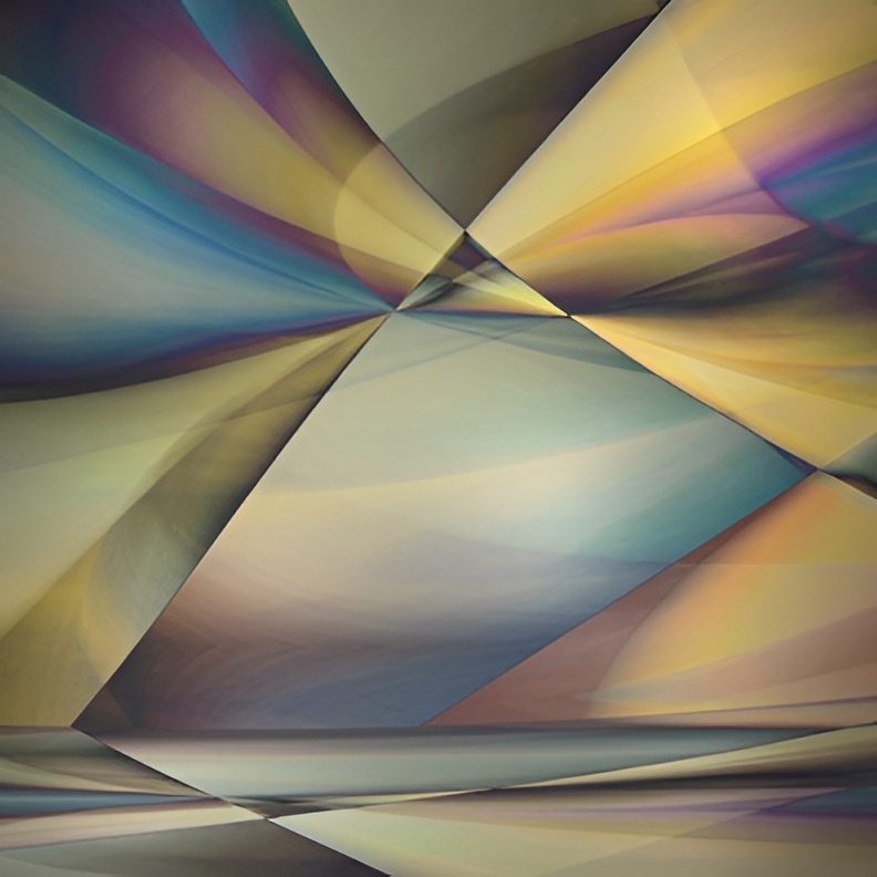 Vibrant abstract design with dynamic lines