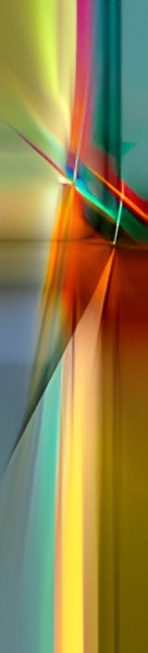 Colorful abstract light streaks