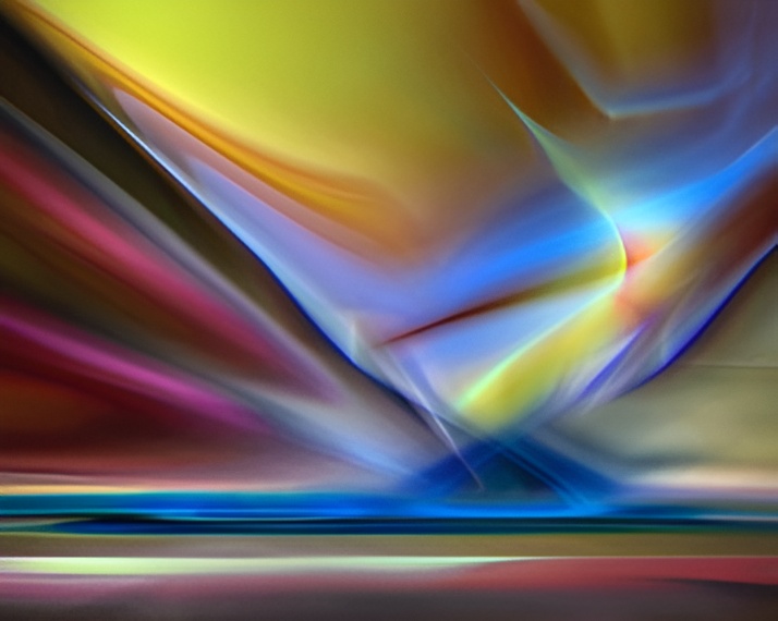Vibrant flowing digital artwork