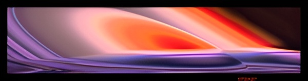 Vibrant digital art with flowing colors