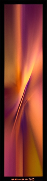 Abstract gradient with purple and orange hues