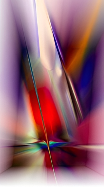 Abstract colorful light rays