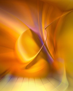 Dynamic orange and purple abstract pattern