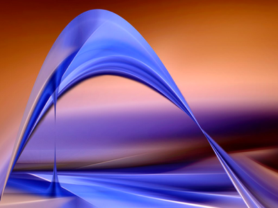 Dynamic abstract art with gradient colors