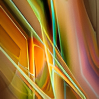 Abstract colorful light streaks