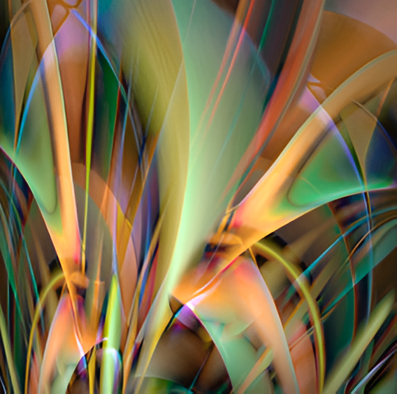 Colorful abstract light patterns