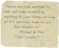 Vintage paper with handwritten text