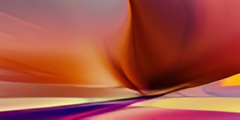 Abstract colorful swirl with orange and purple hues