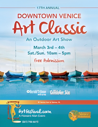 Downtown Venice Art Classic poster